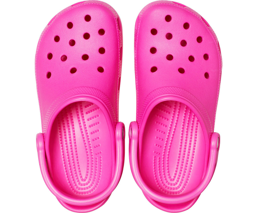 Crocs Unisex Classic Clog - Electric Pink - The Foot Factory