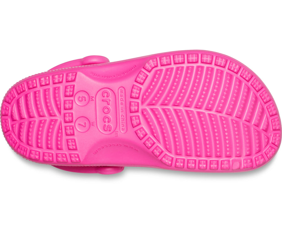 Crocs Unisex Classic Clog - Electric Pink - The Foot Factory