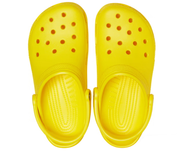 Crocs Unisex Classic Clogs - Lemon - The Foot Factory