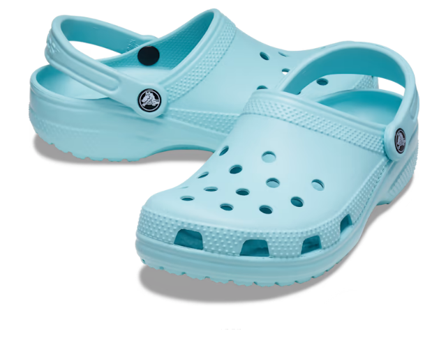Crocs Unisex Classic Clogs - Pure Water - The Foot Factory