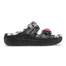 Crocs Unisex Classic Cozzzy Disco Glitter Lined Sandal - Black - The Foot Factory