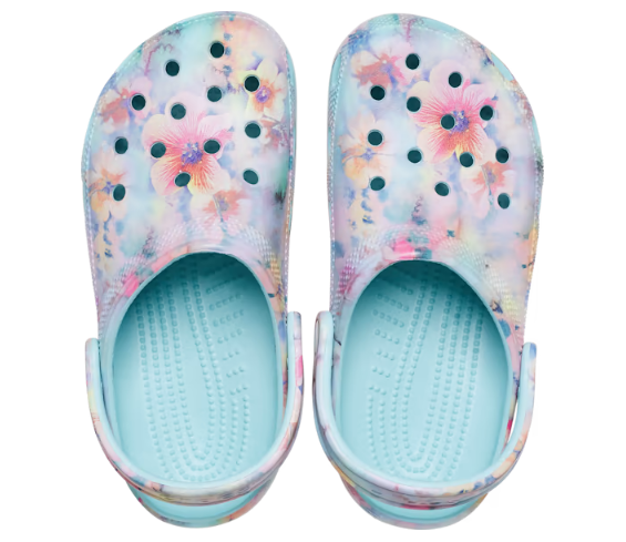 Water Pattern Crocs Crocs Classic Dream Clog | Pure Water Multi