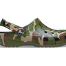 Crocs Unisex Classic Printed Camo Clog - Army Green / Multi - The Foot Factory