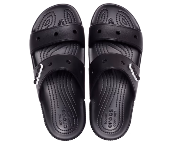 Crocs Unisex Classic Sandal - Black - The Foot Factory