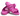 Crocs 남녀공용 클래식 샌들 - Fuchsia Fun