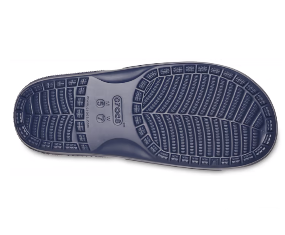 Crocs Unisex Classic Slide - Navy - The Foot Factory