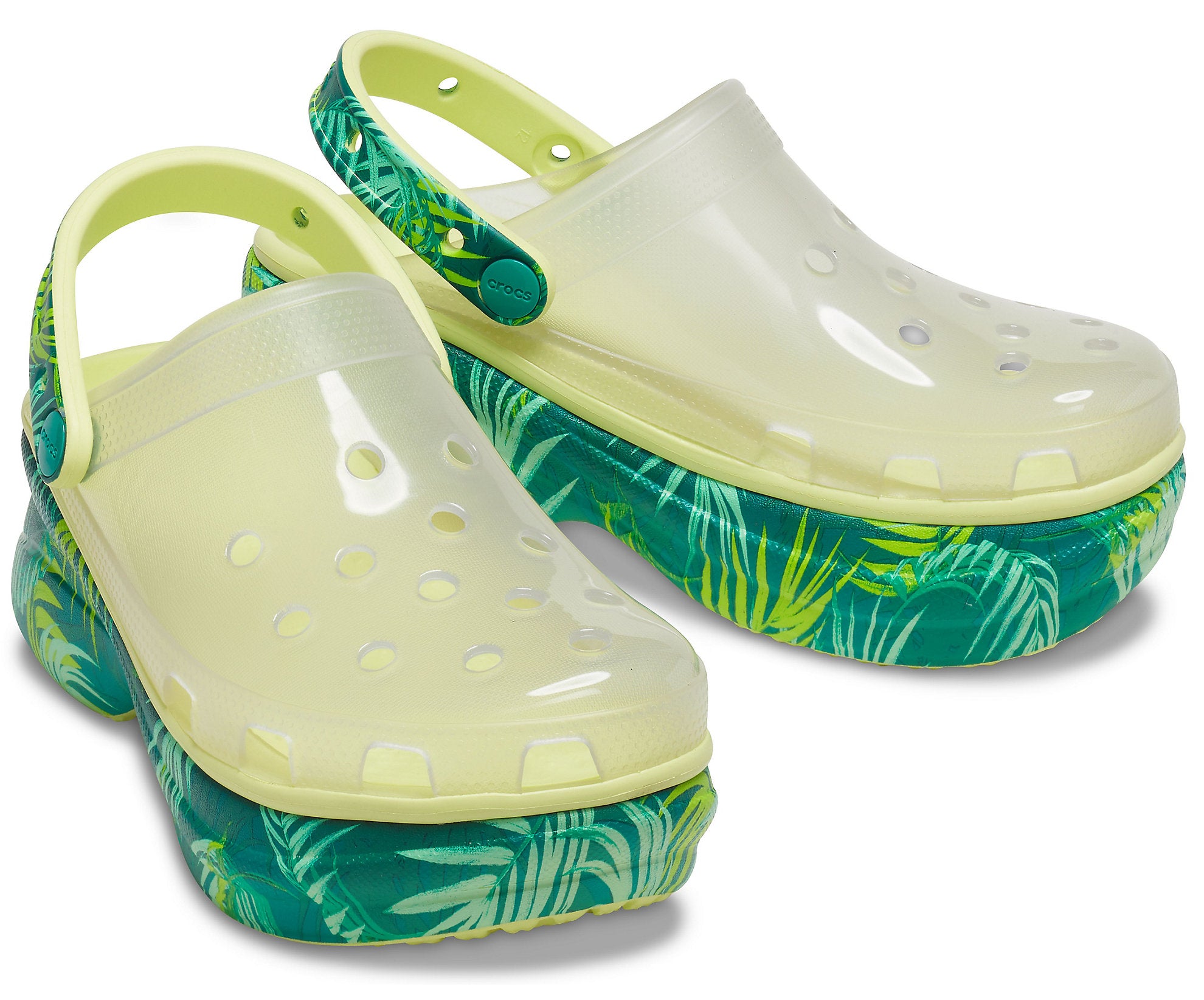 Crocs Womens Classic Bae Tropical Clog - Tropical / Green
