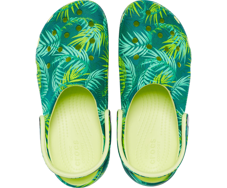 Crocs Womens Classic Platform Clog - Tropical / Green
