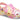 Crocs Womens Classic Platform Marbled Clog - Pink Lemonade