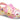 Crocs Womens Classic Platform Marbled Clog - Pink Lemonade