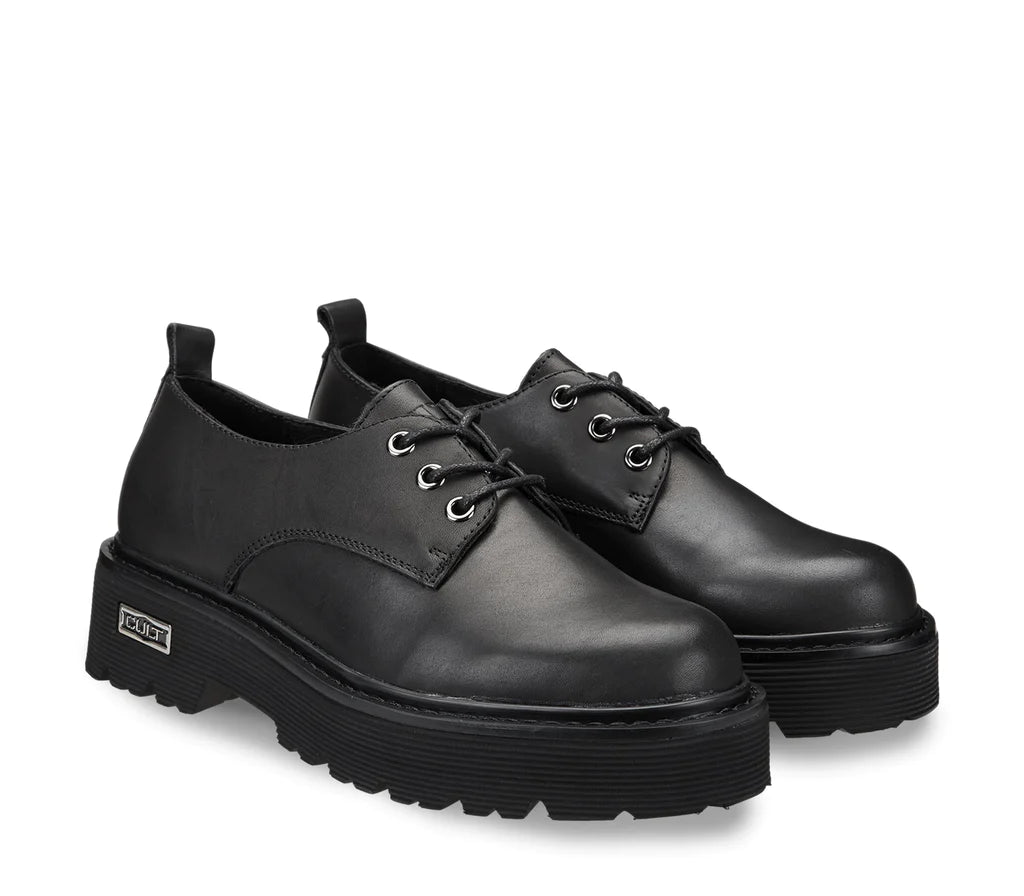 Cult Womens Slash 3041 Leather Shoe - Black