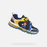 Geox - Kids Super Mario Light Up Trainers - Yellow / Blue