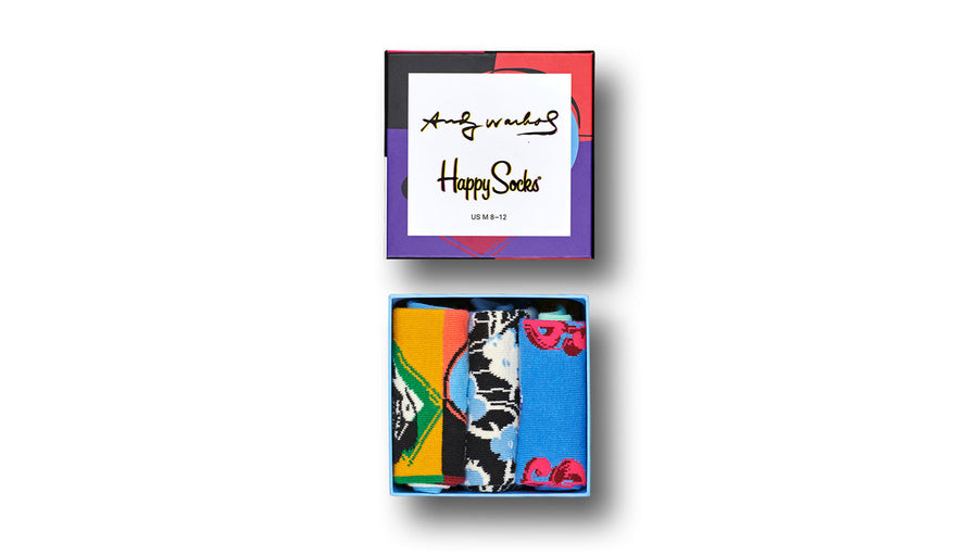 Happy Socks - Andy Warhol - Gift Box (3 Pairs)