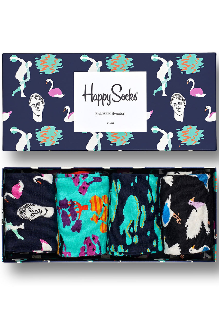 Happy Socks Day in the Park Socks Gift Box (4 Pack)
