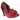 Irregular Choice Womens All The Time High Heel - Red