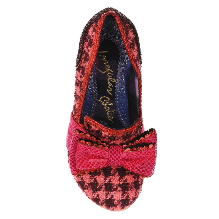 Irregular Choice Womens All The Time High Heel - Red