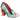 Irregular Choice Womens Bougainvillea High Heel - Turquoise - The Foot Factory