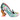 Irregular Choice Womens Bougainvillea High Heel - Turquoise - The Foot Factory