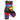 Irregular Choice Womens Building Love High Heel - Black / Blue / Purple
