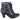 Irregular Choice Womens Chinese Whispers Heeled Ankle Boot - Black - The Foot Factory