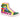 Irregular Choice Womens Colourful Kingdom High Top Trainers - Pink / Yellow / Green / Blue