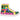 Irregular Choice Womens Colourful Kingdom High Top Trainers - Pink / Yellow / Green / Blue