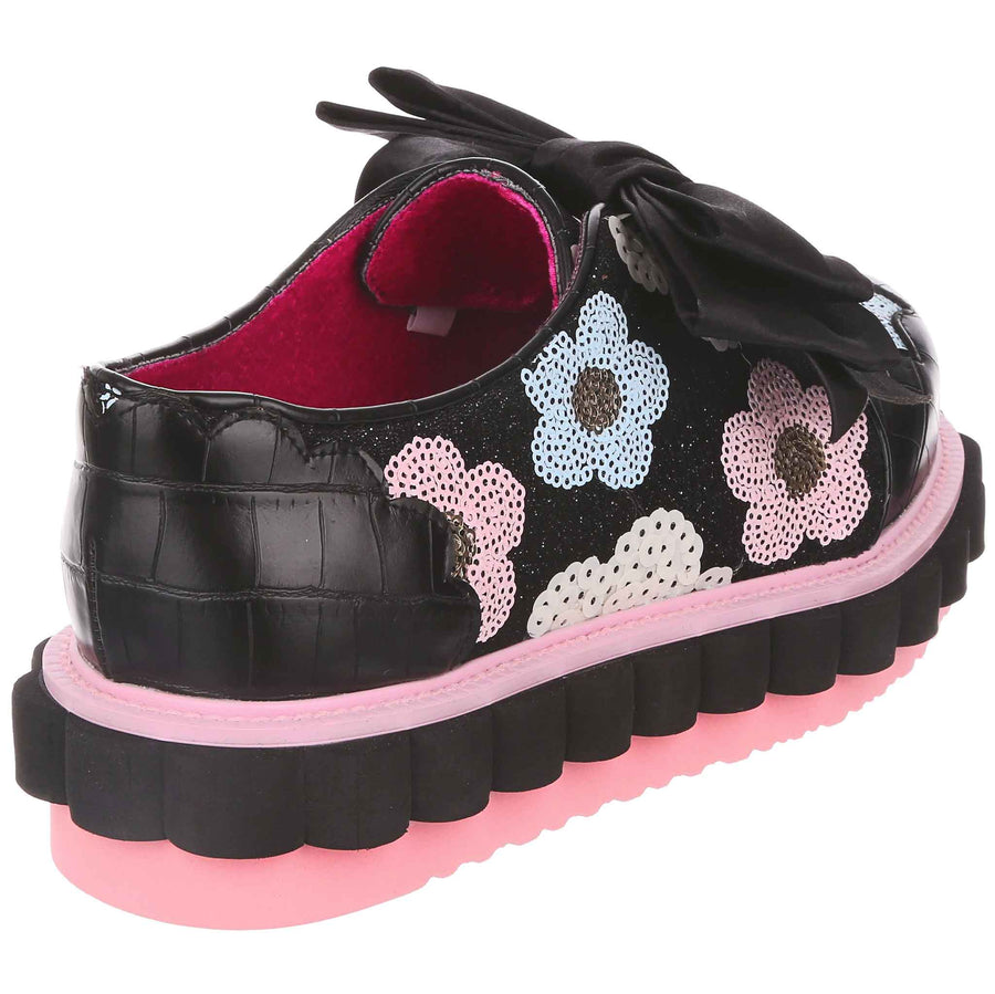 Irregular Choice Womens Cookie Cutter Platform Shoe - Black