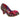 Irregular Choice Womens Dazzle Razzle Mid Heel - Bordeaux Check