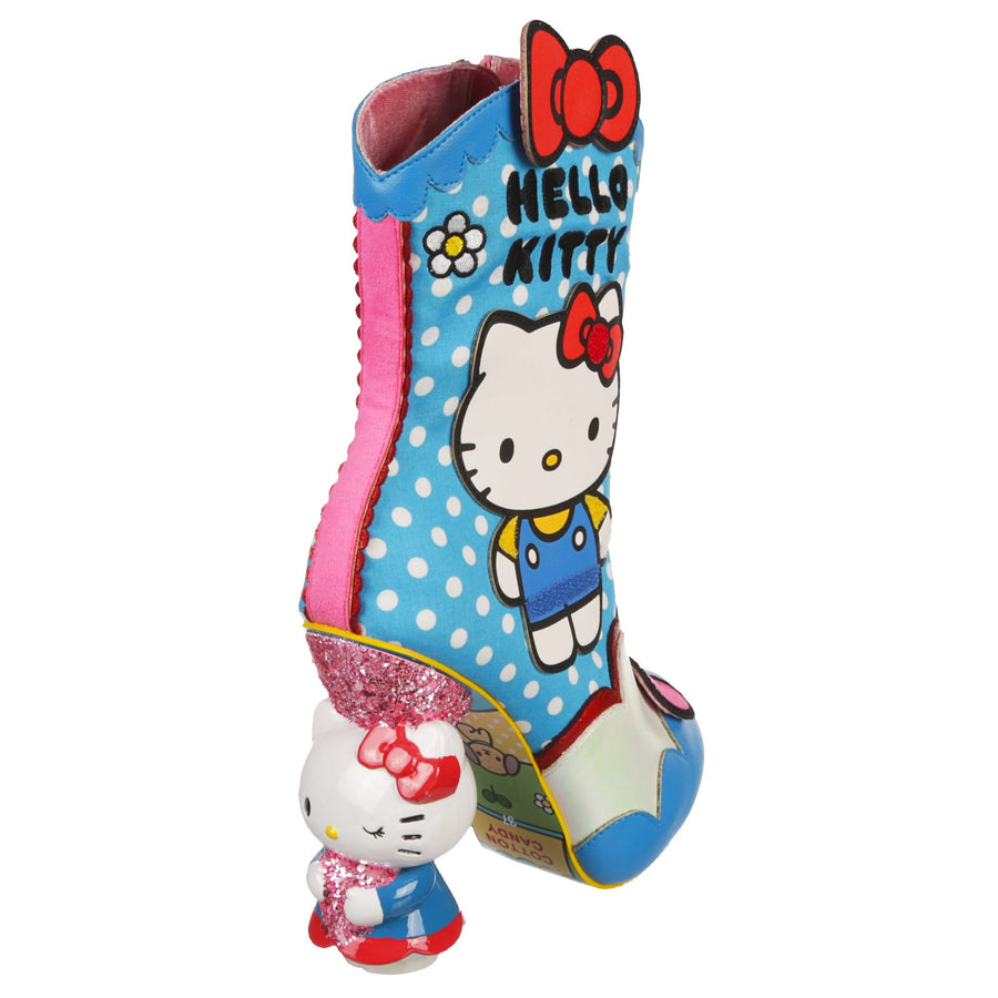 Irregular Choice Womens Hello Kitty Playing Dress Up High Heel Boot