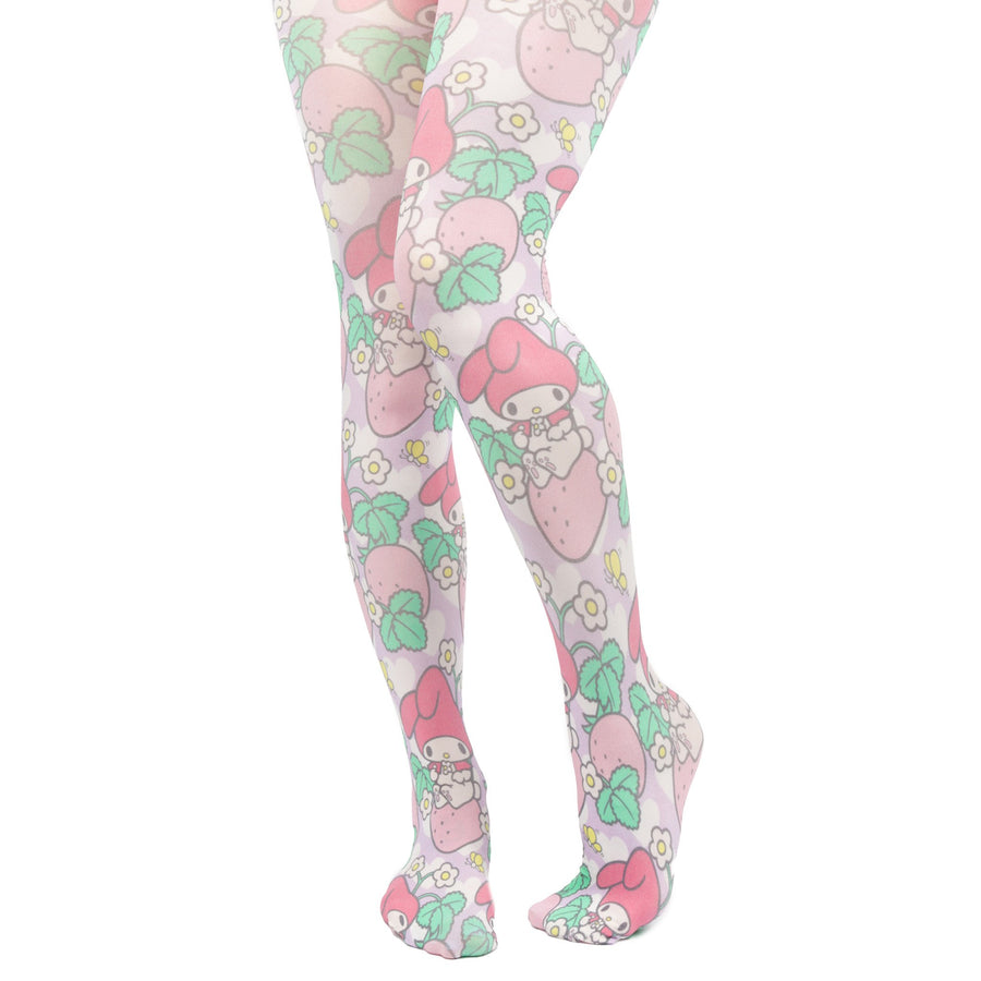 Irregular Choice Womens Hello Kitty Strawberry Melody Tights - The Foot Factory