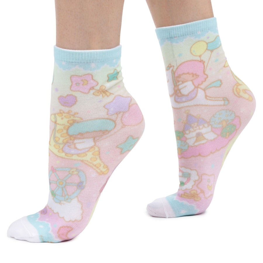 Irregular Choice Womens Hello Kitty Twin Star Dream Socks
