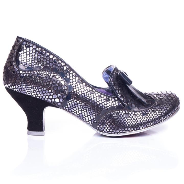 Irregular Choice Womens Here And Present High Heel - Black
