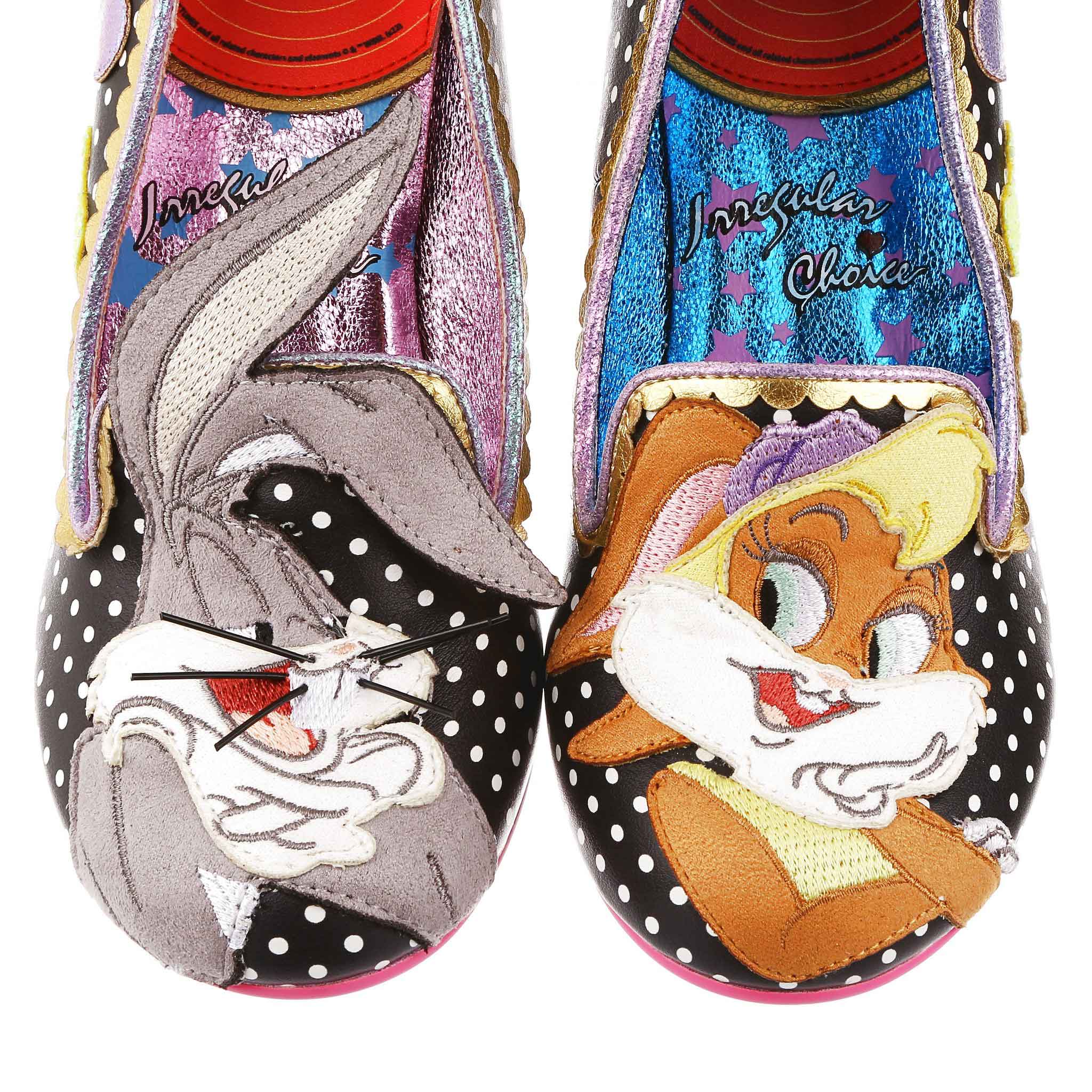 Irregular Choice Womens Looney Tunes Bunny Love High Heel