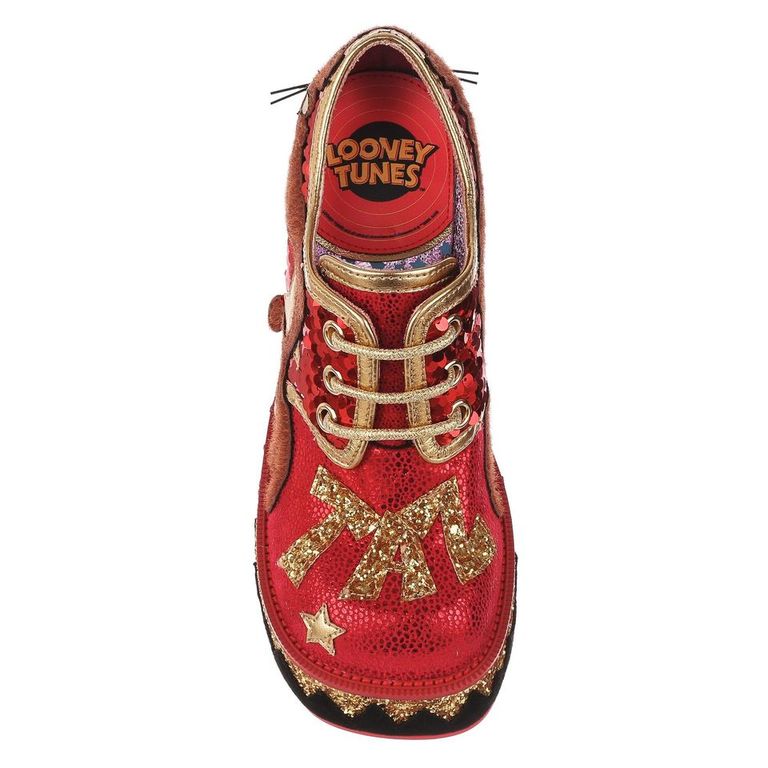 Irregular Choice Womens Looney Tunes Tazmanian Whirlwind High Heel