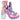 Irregular Choice Womens Octo Party Boot - Lilac