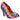 Irregular Choice Womens Play Date High Heel - Pink / Green / Purple