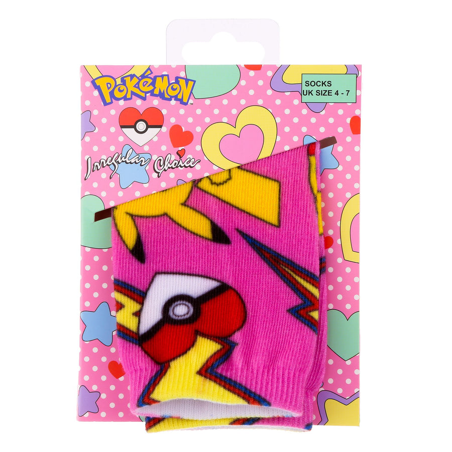 Irregular Choice Womens Pokemon Socks - Dark Pink