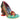 Irregular Choice Womens Top Dog High Heel - Green Multi - The Foot Factory