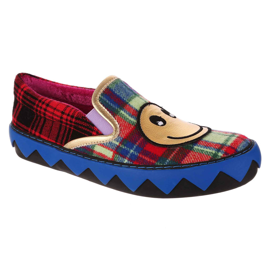 Irregular Choice Womens Turn That Front Flats - Red