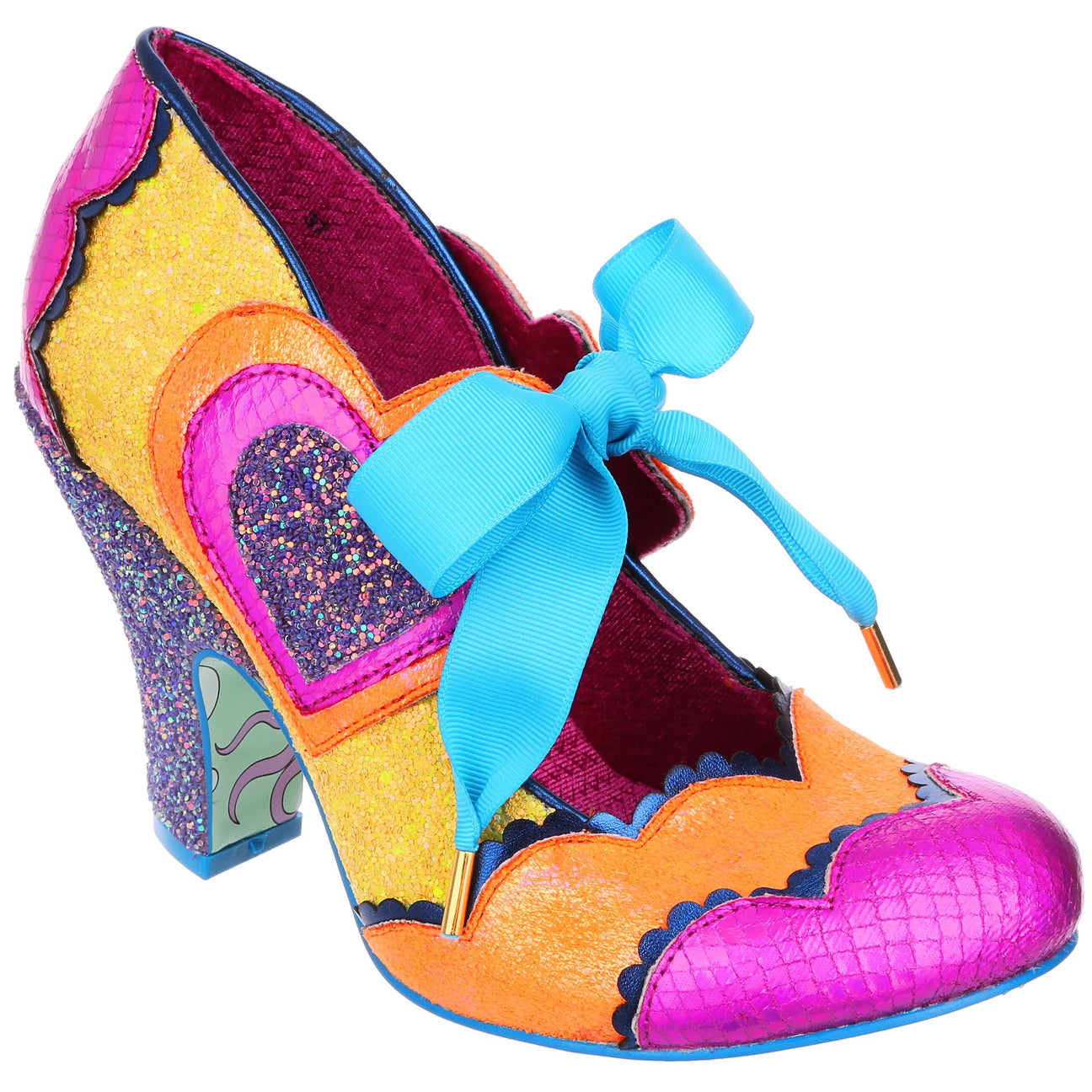 Irregular Choice - Right On High Heeled Shoe - Multicoloured