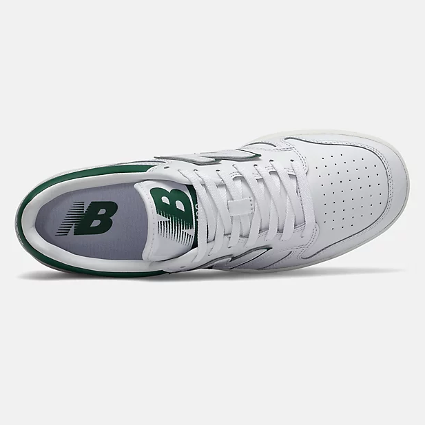 New Balance Mens 480 Basket Ball Trainers - White - The Foot Factory
