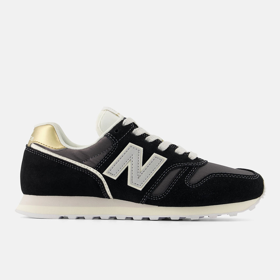 New Balance Womens 373 Fashion Trainers - Black / Grey - The Foot Factory