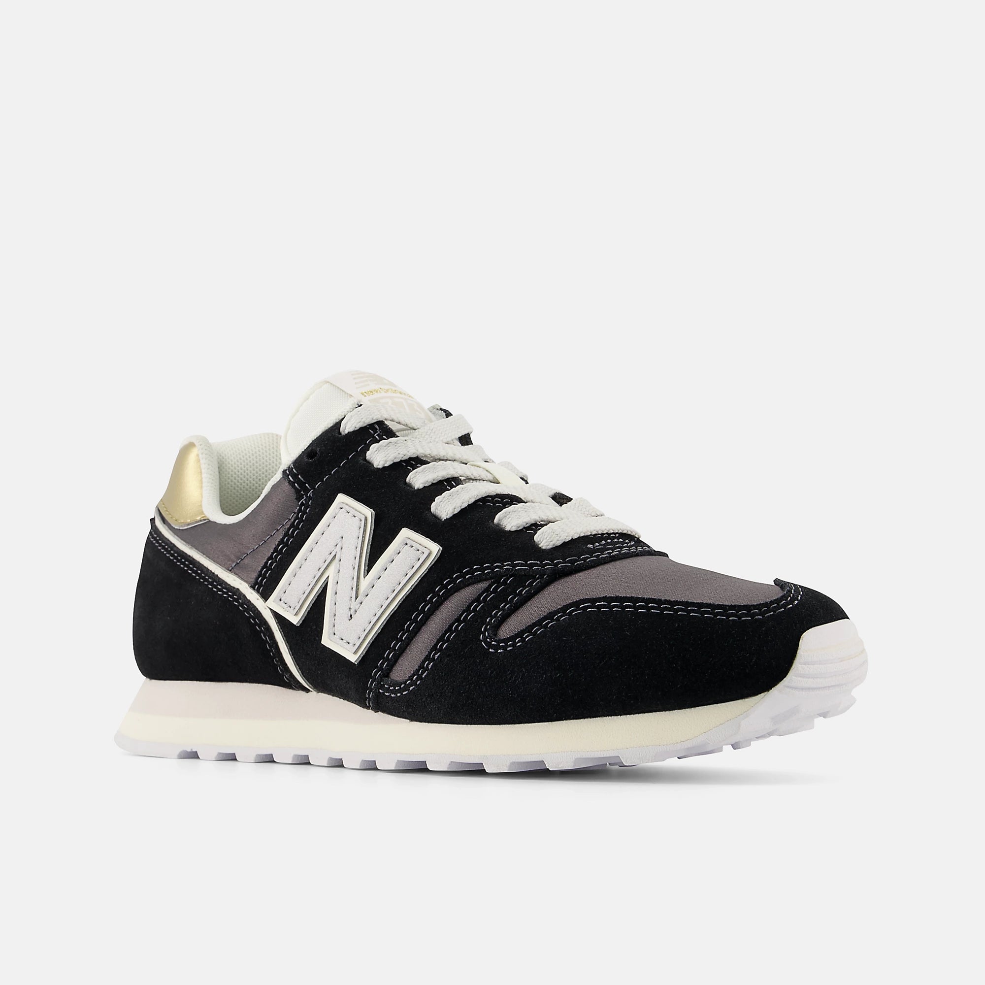 New Balance Womens 373 Fashion Trainers Black Grey
