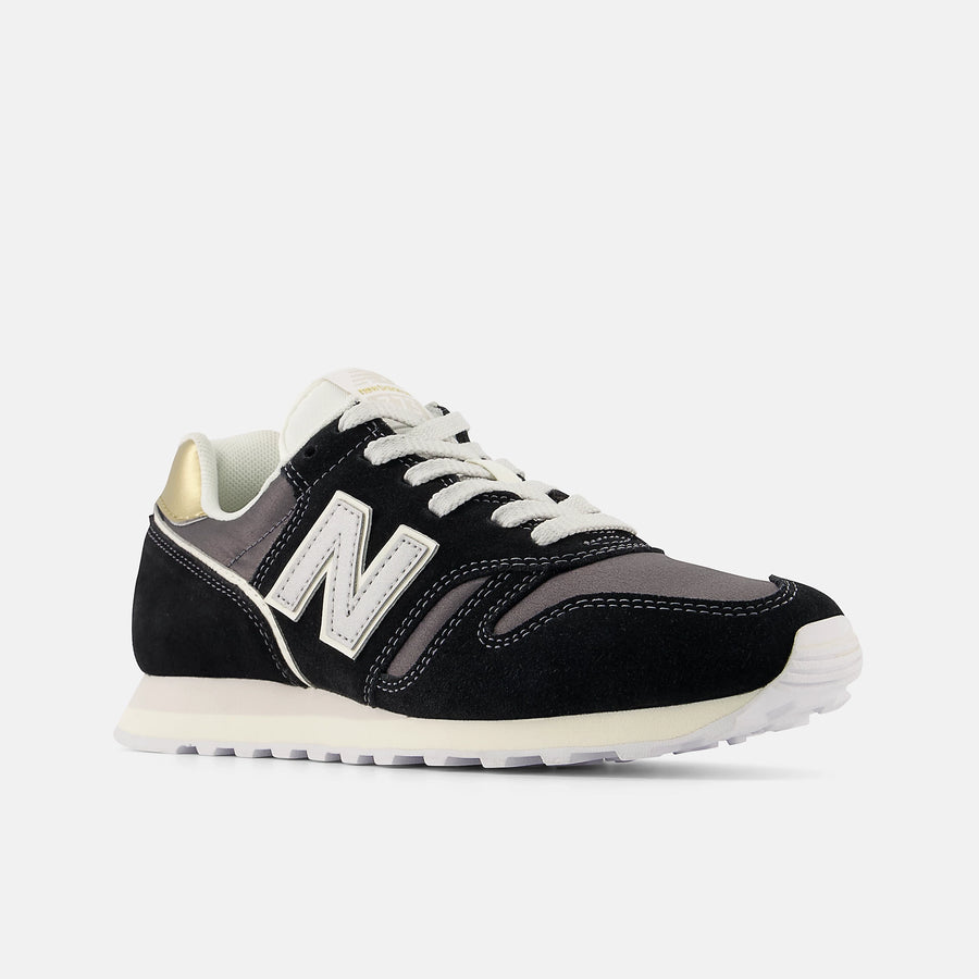 New Balance Womens 373 Fashion Trainers - Black / Grey - The Foot Factory