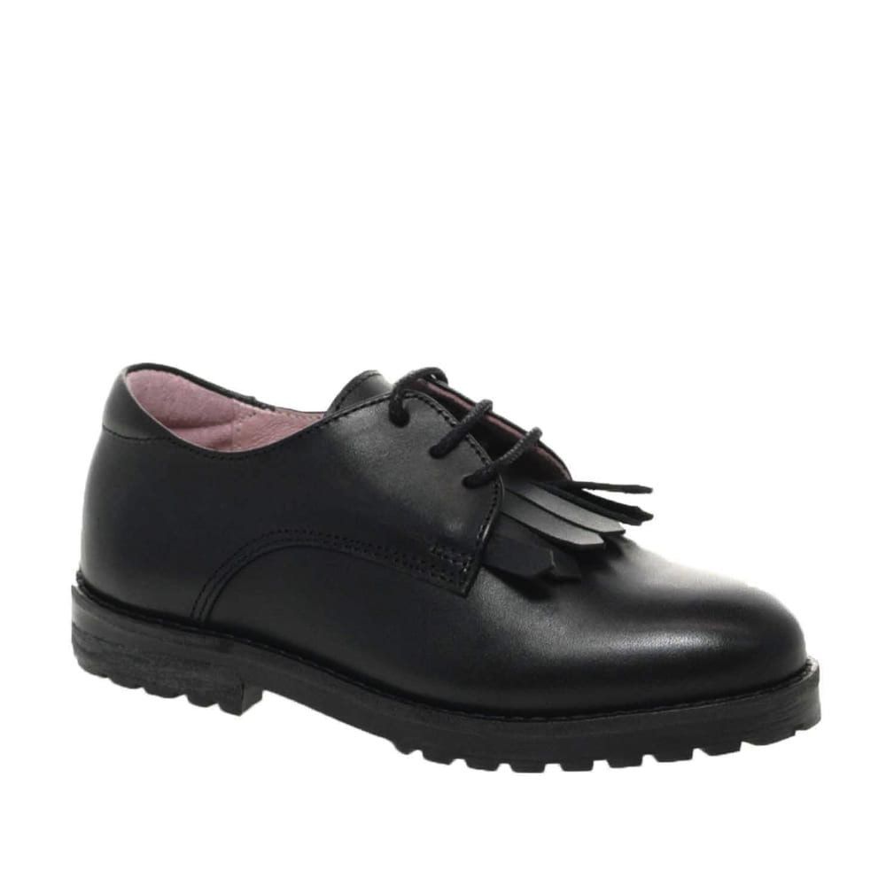Petasil Kids Tracey Leather Shoe - Black