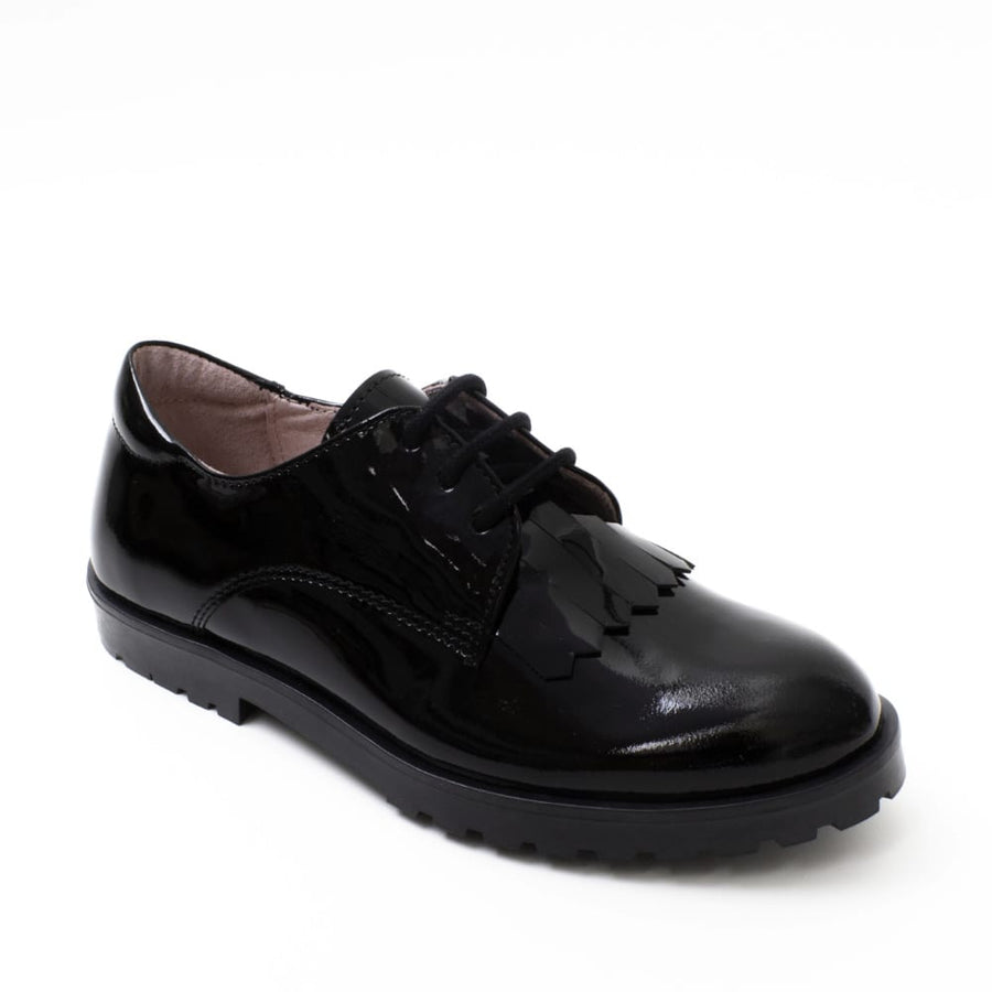 Petasil Kids Tracey Patent Shoe - Black