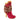 Irregular Choice Womens Rosie Lea Heeled Boot - Red