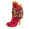 Irregular Choice Womens Rosie Lea Heeled Boot - Red