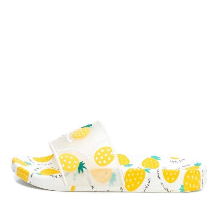 Refresh Womens Pineapple Slides - The Foot Factory