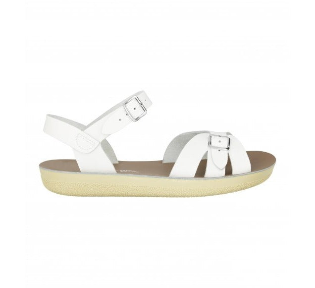 Salt Water Sandals Womens Boardwalk Sandal - White - The Foot Factory